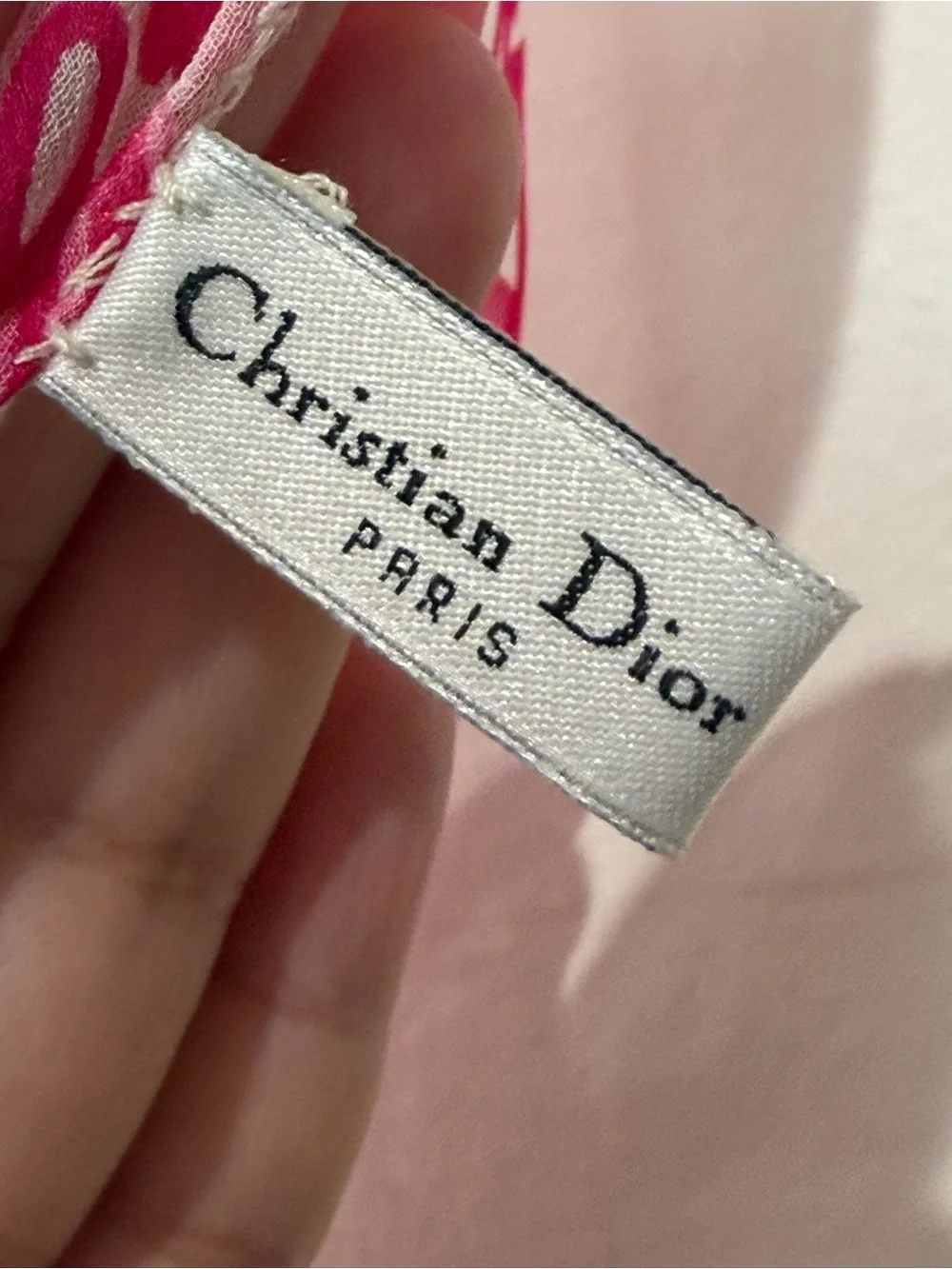 Dior luxury silk